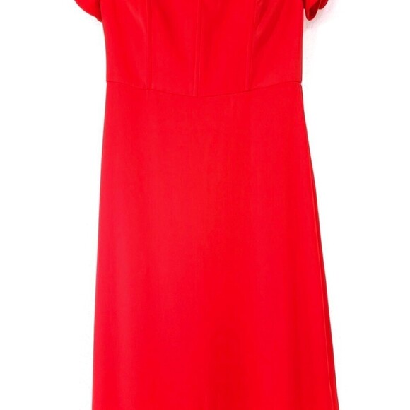 Lovers and Friends Lolita Ruffled Off Shoulder Gown Maxi Dress Fiery Red Small - Picture 6 of 13